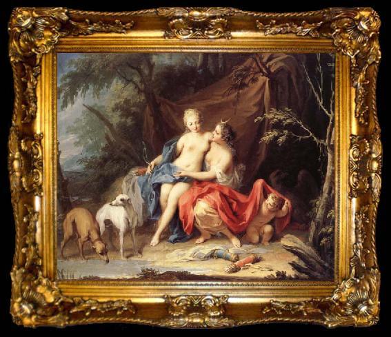 framed  Jacopo Amigoni Jupiter and Callisto, ta009-2